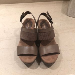 Clark’s artisan brand wedged sandals